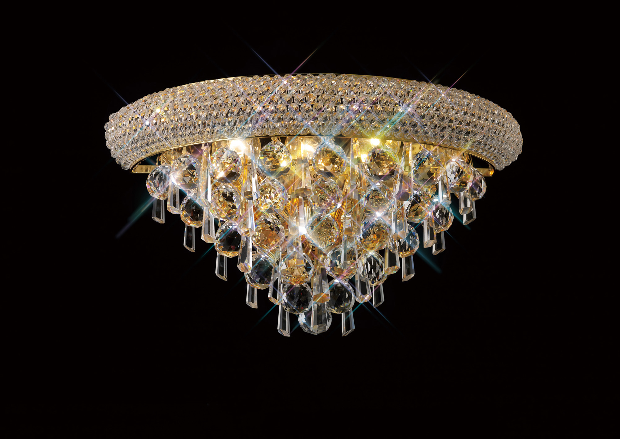 IL32101  Alexandra Crystal Wall Lamp 3 Light